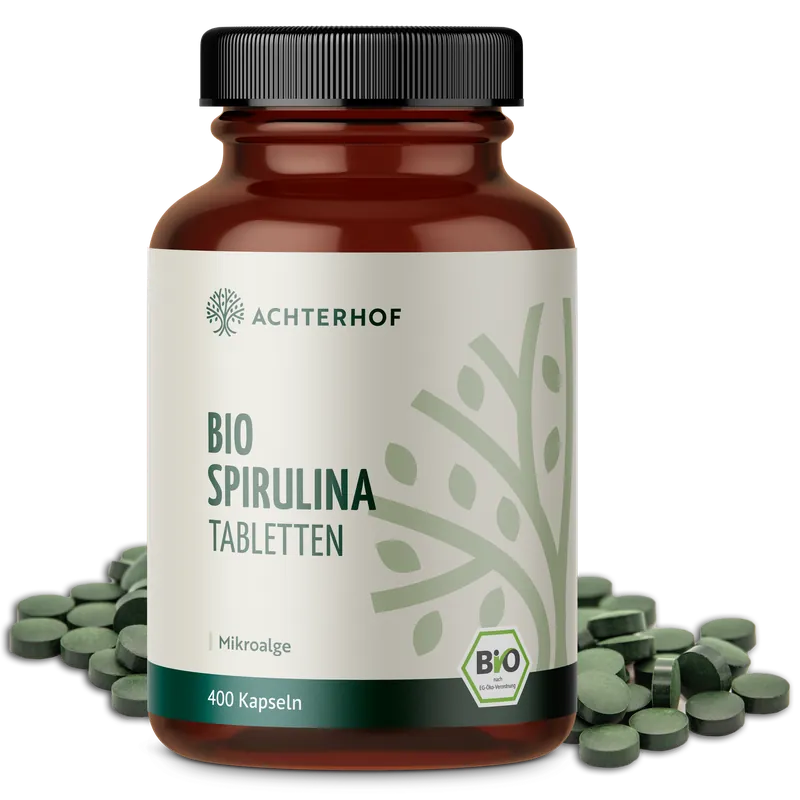 Spirulina Algen Tabletten Bio (400 Tabletten)
