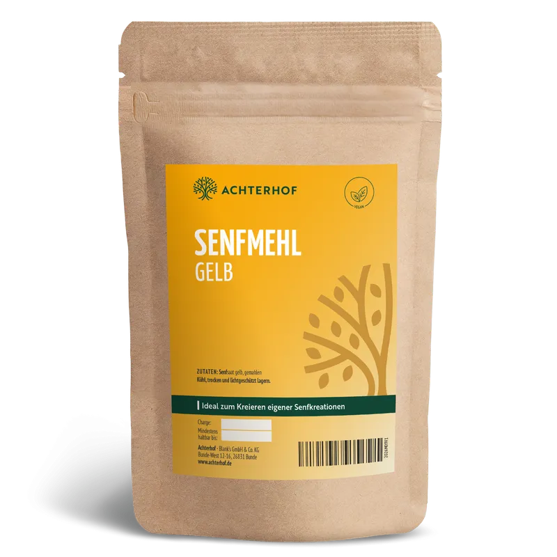 VOM ACHTERHOF Senfmehl gelb – 500g