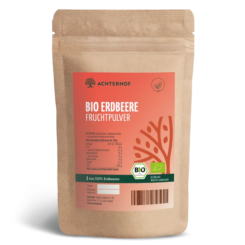 Bio Erdbeere Fruchtpulver (100g)