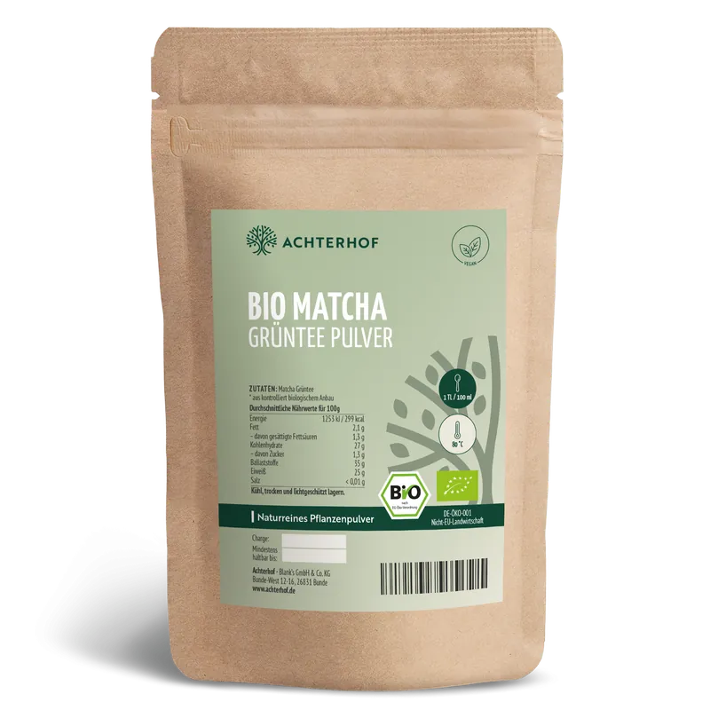 Bio Matcha Grüntee Pulver (250g)