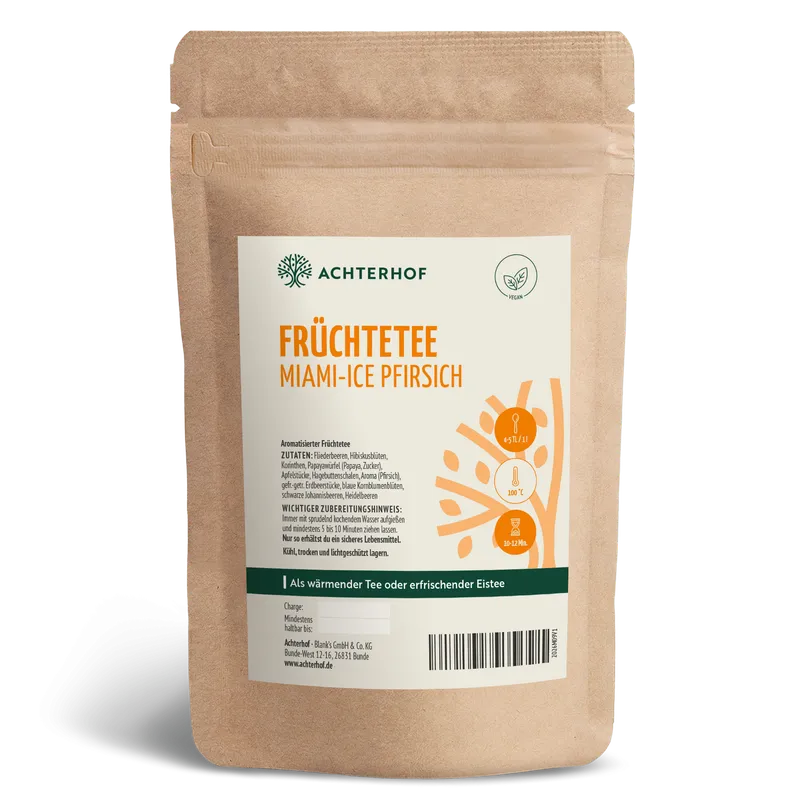 Früchtetee Miami-Ice Pfirsich (100g)