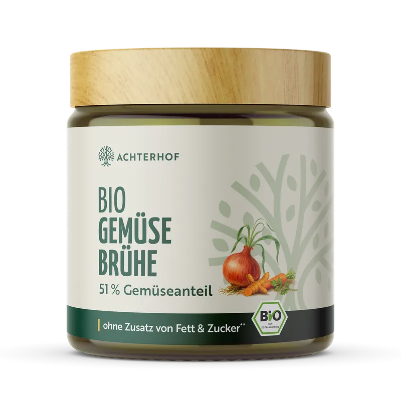 Bio Gemüsebrühe mit 51% Gemüseanteil (225g)