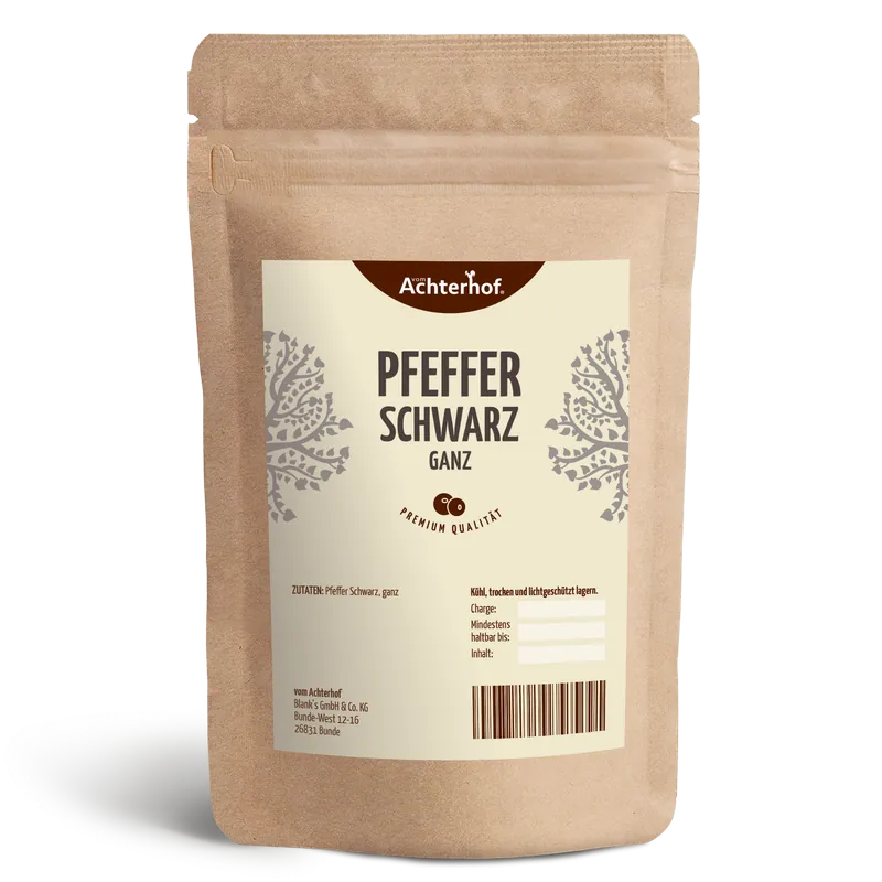 Pfeffer schwarz ganz (1000g)