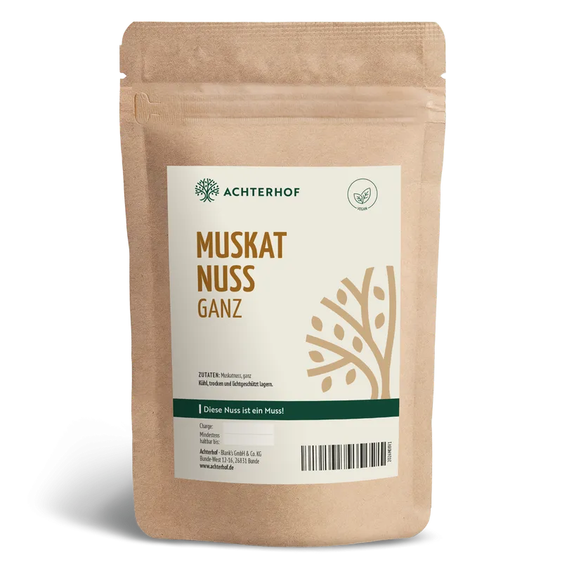 Muskatnuss ganz