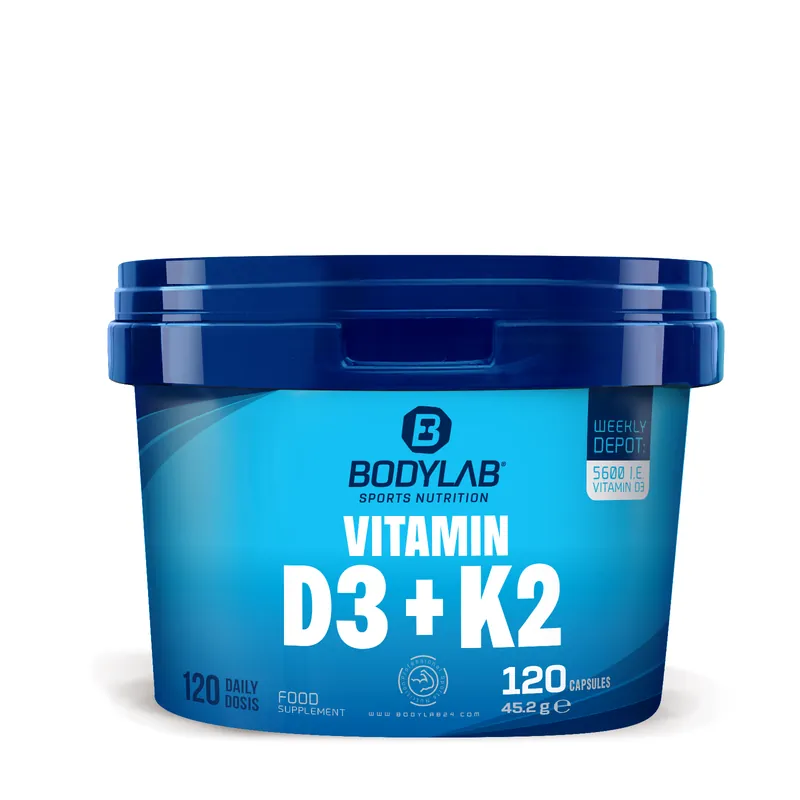 BODYLAB Vitamin D3 + K2 (120 Kapseln)