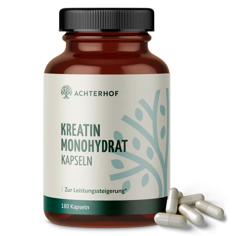 Kreatin Monohydrat Kapseln (180 Kapseln)