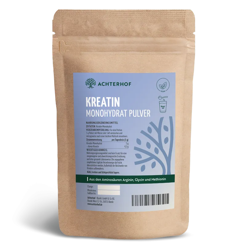 VOM ACHTERHOF Kreatin Monohydrat Pulver (100g) – 100g