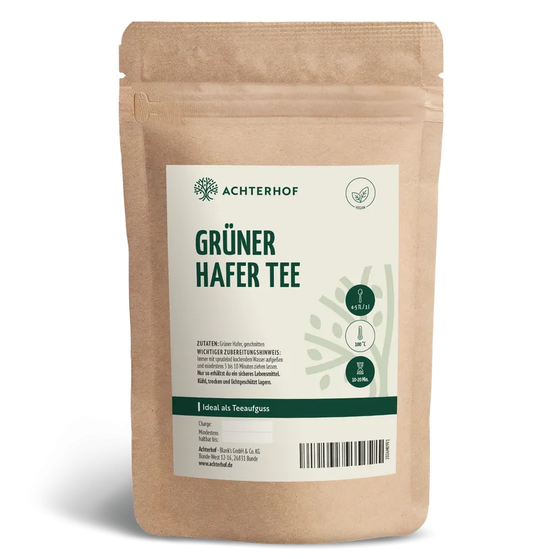Grüner Hafer Tee