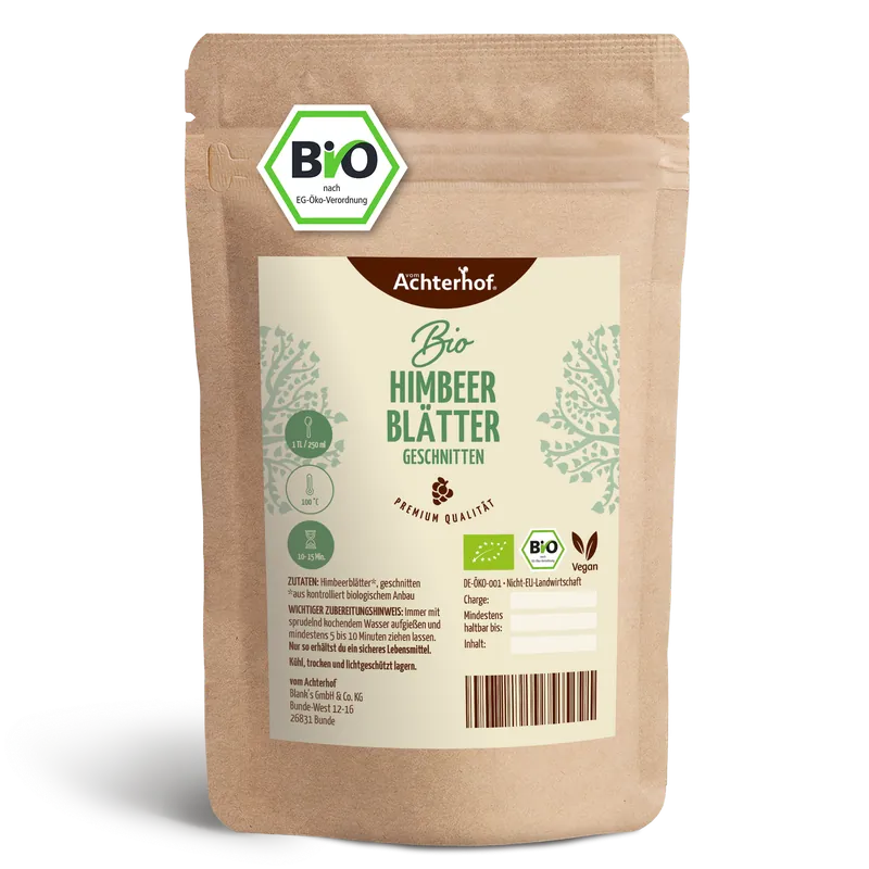 Himbeerblätter geschnitten Bio (250g)