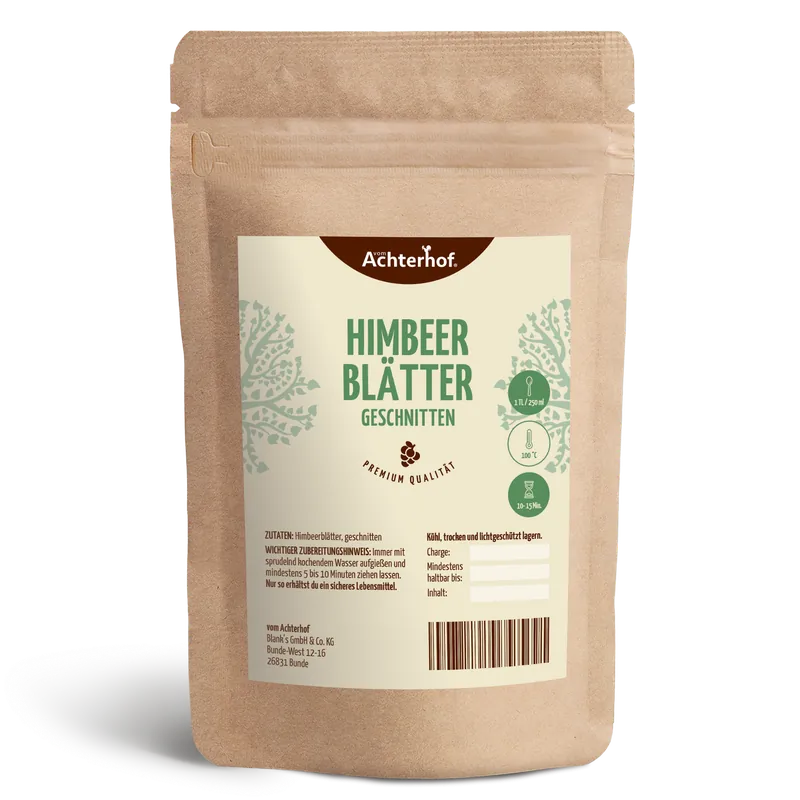 Himbeerblätter geschnitten (500g)