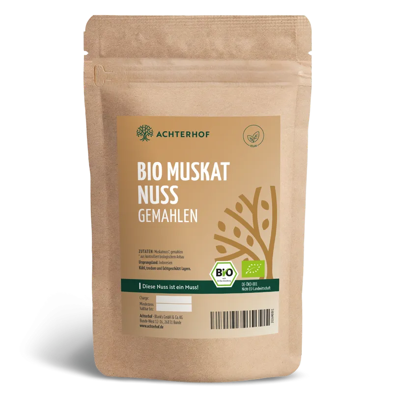 Muskatnuss gemahlen Bio