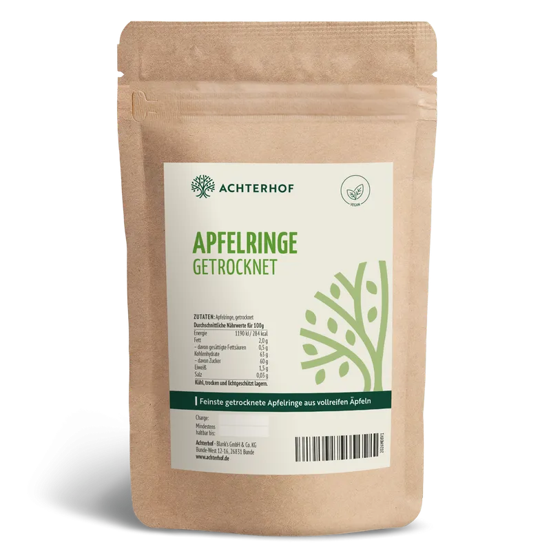 Apfelringe getrocknet