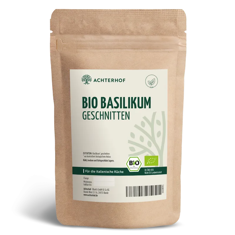 Basilikum geschnitten Bio