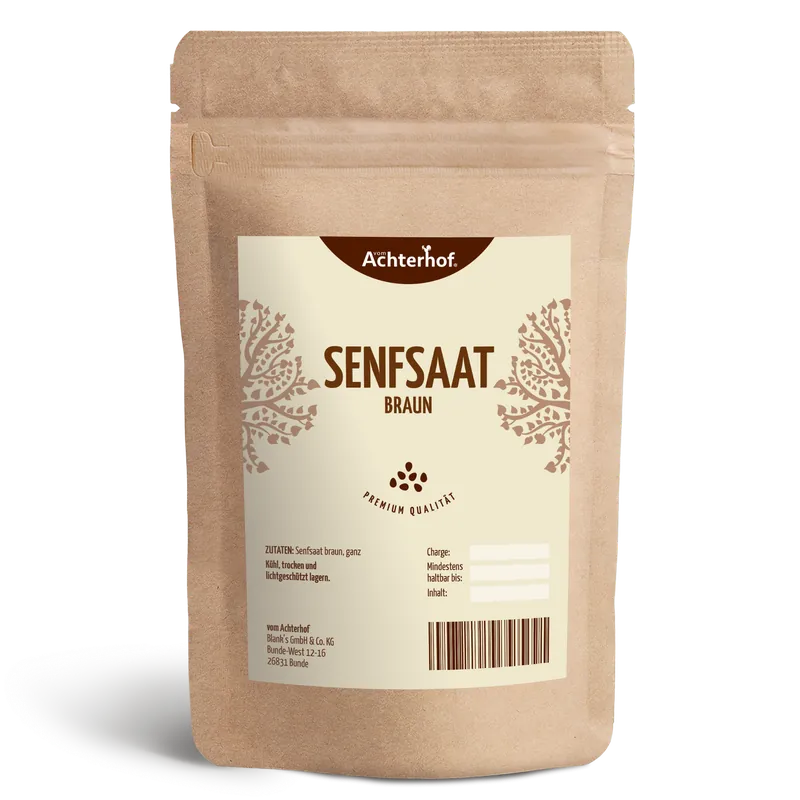 Senfsaat braun ganz (1000g)