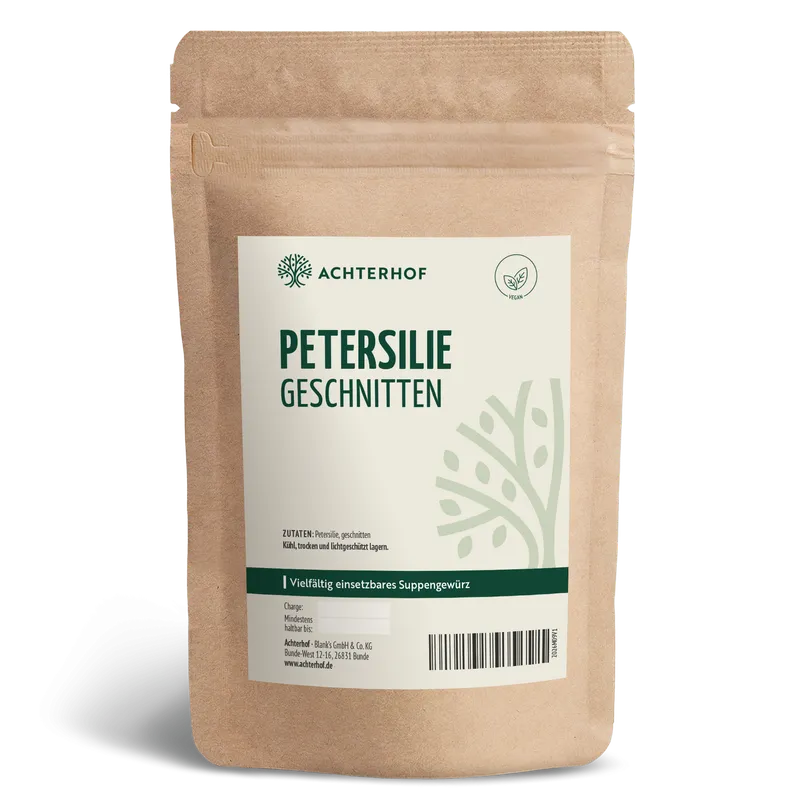 VOM ACHTERHOF Petersilie geschnitten – 250g