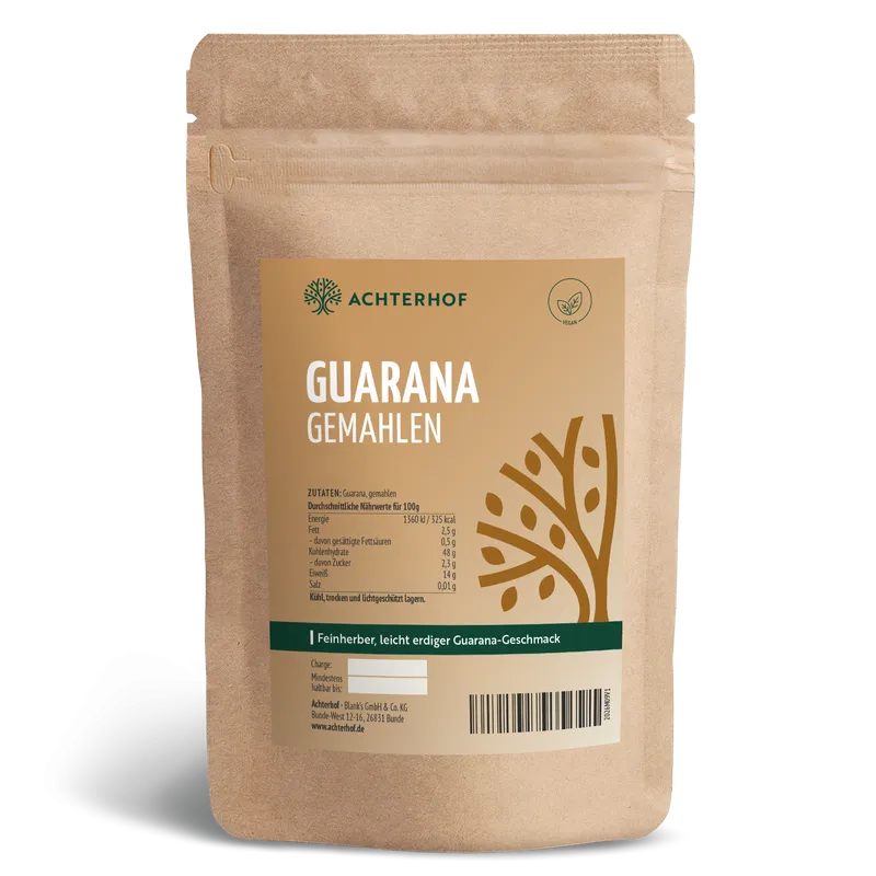 VOM ACHTERHOF Guarana gemahlen – 500g