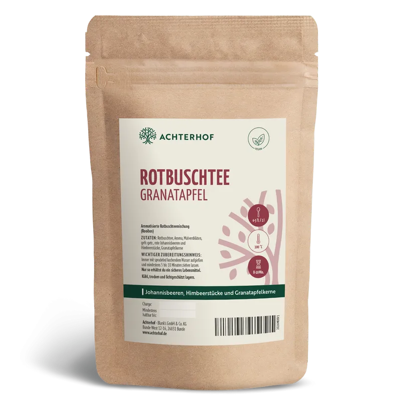 Rotbuschtee Granatapfel
