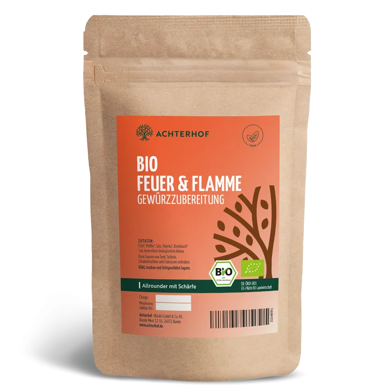 Bio Feuer & Flamme Gewürzzubereitung (100g)