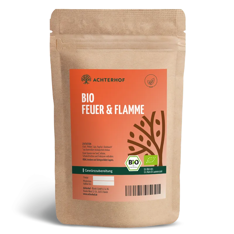 Bio Feuer & Flamme Gewürzzubereitung (100g)