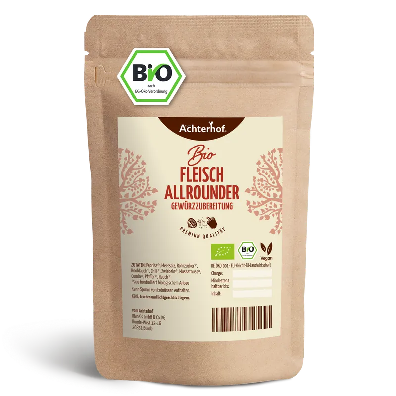 Fleischallrounder Gewürzzubereitung Bio (100g)