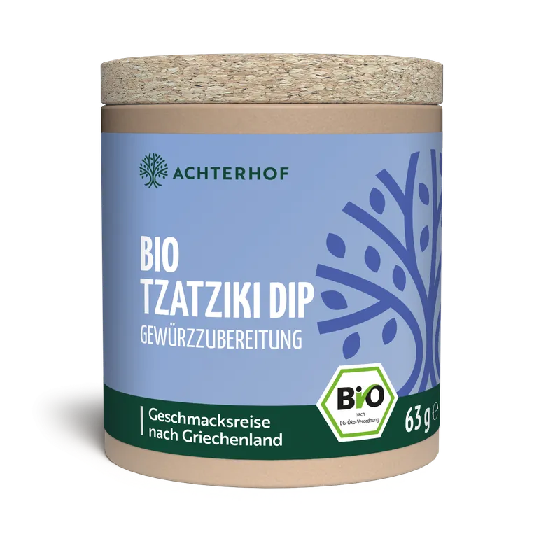 VOM ACHTERHOF Tzatziki Dip Gewürzzubereitung Bio – 63g