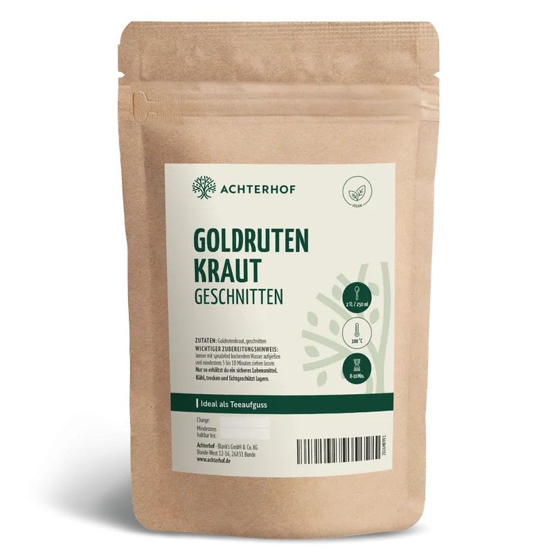 Goldrutenkraut geschnitten