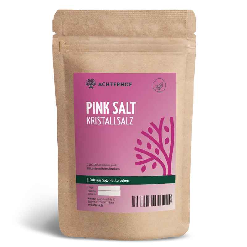 VOM ACHTERHOF Pink Salt Kristallsalz – 1000g