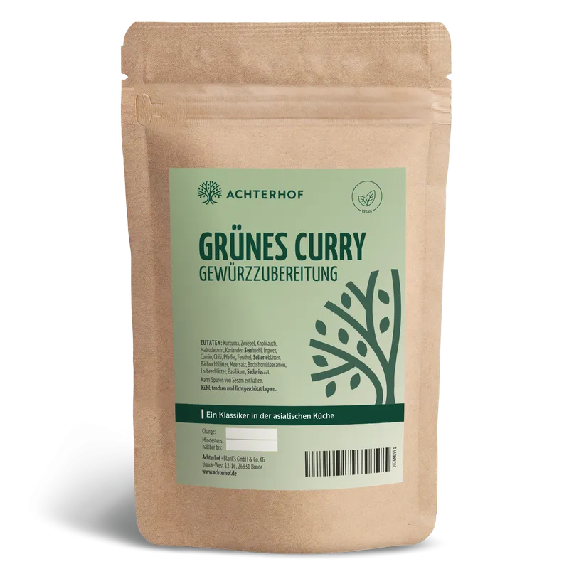 Grünes Curry Gewürzzubereitung