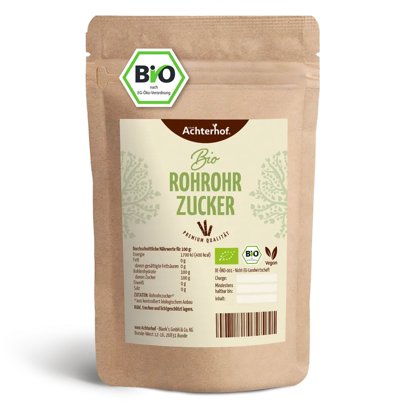 Rohrohrzucker Bio (1000g)