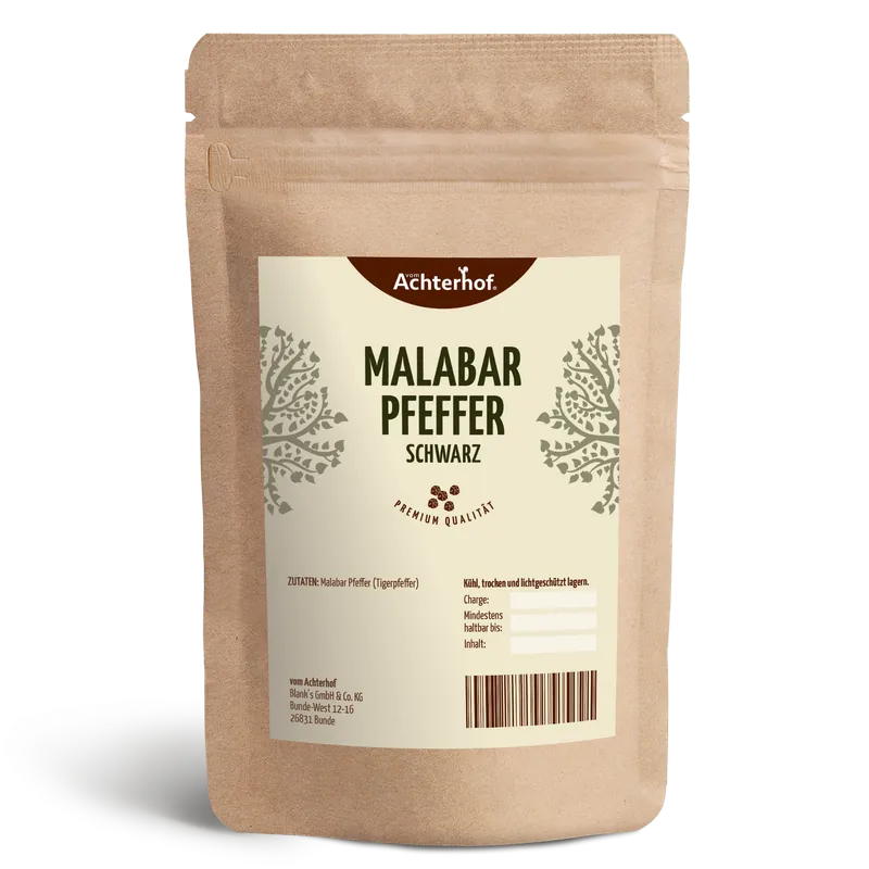 Malabar Pfeffer schwarz ganz (500g)