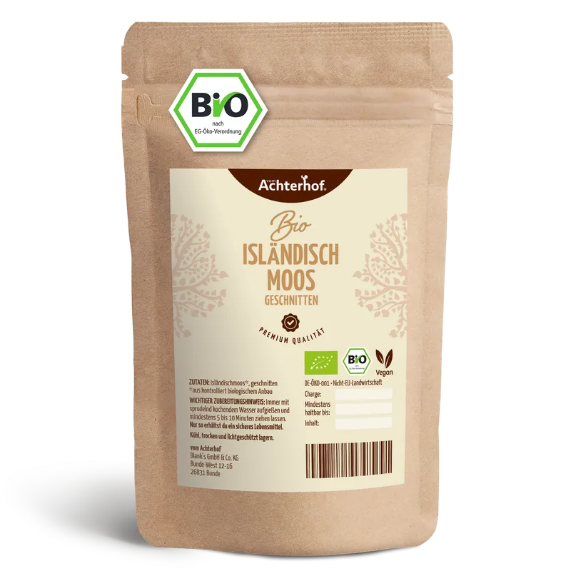 Isländisch Moos geschnitten Bio (250g)