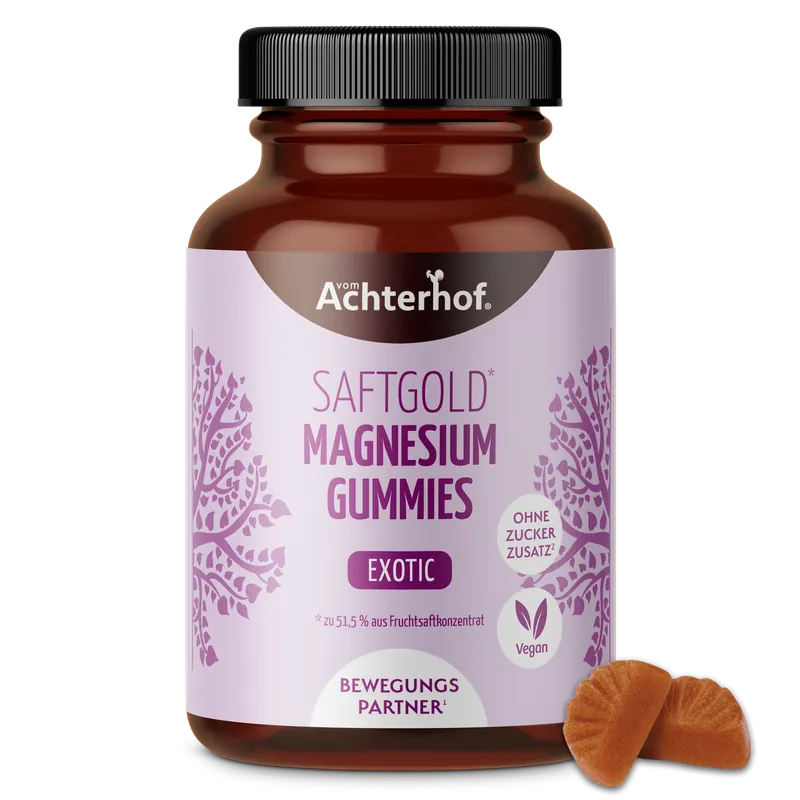 Saftgold Magnesium Gummies Exotische Früchte (60 Stück)