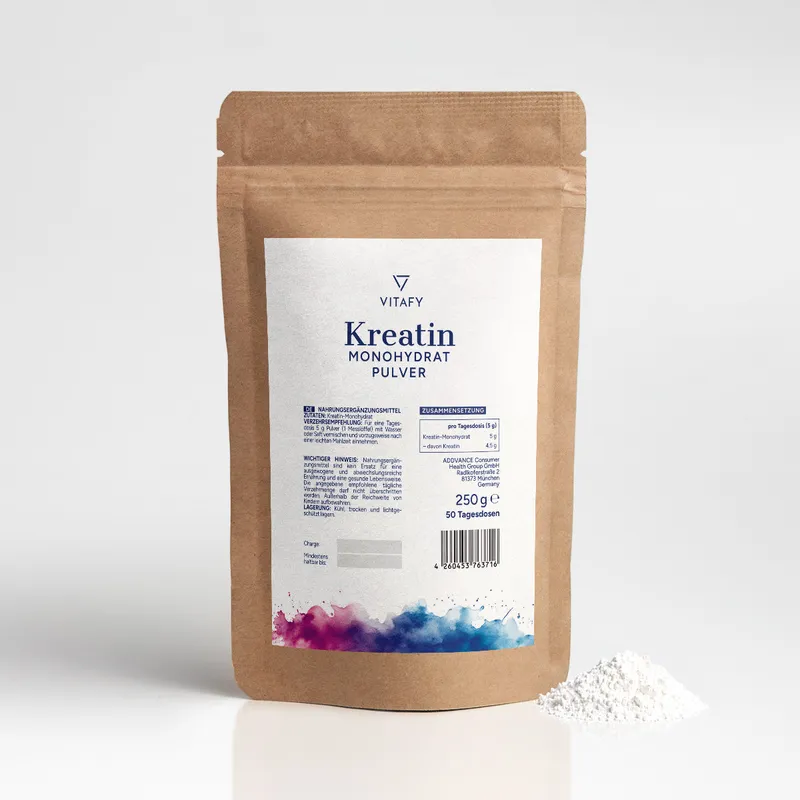 100% Kreatin Monohydrat Pulver (250g)