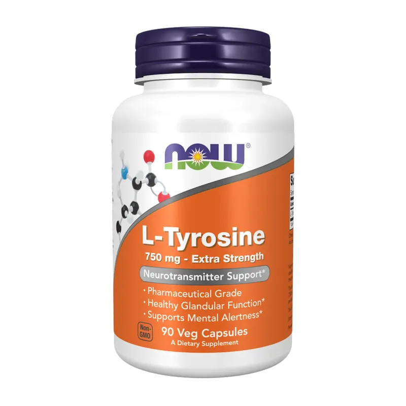 L-TYROSINE 750mg - 90 veg caps