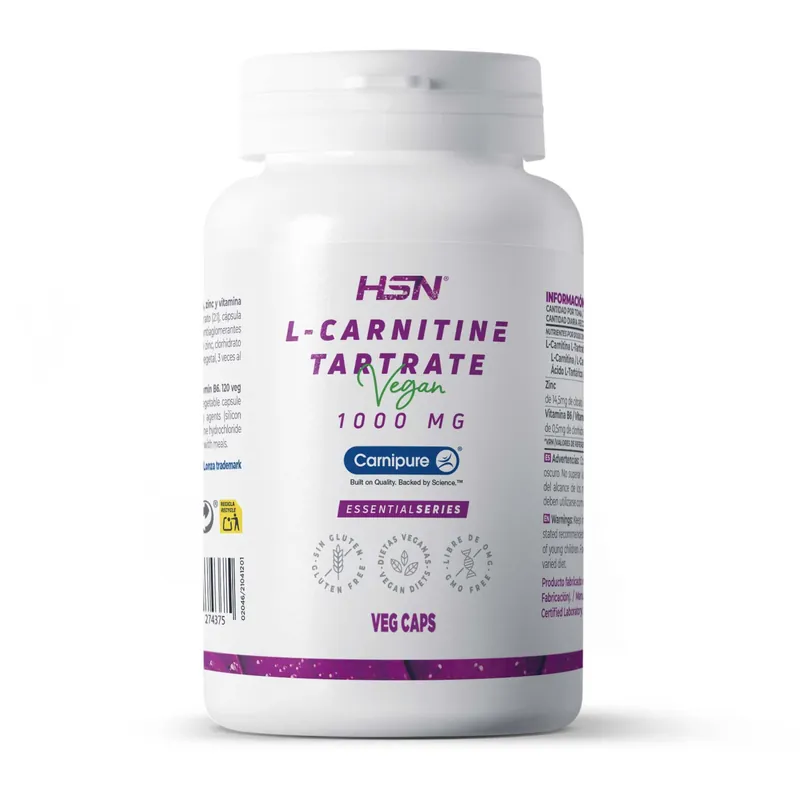 Essential Series L-CARNITINE TARTRATE (Carnipure®) 1000mg – 120 g