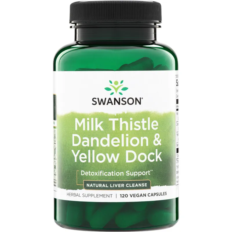 MILK THISTLE, DANDELION Y YELLOW DOCK
