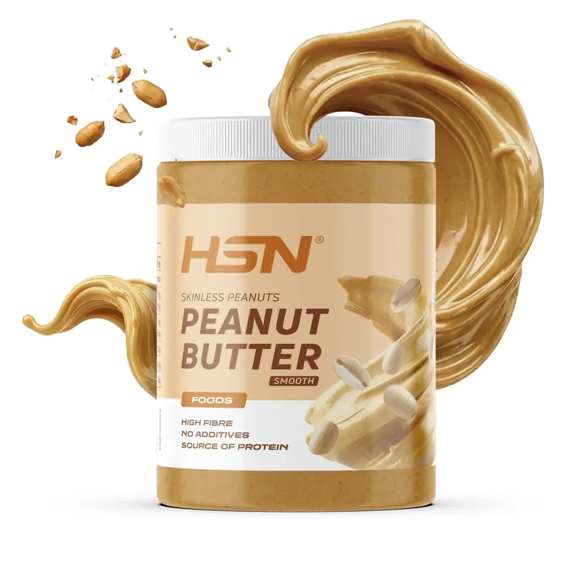 SMOOTH PEANUT BUTTER SKINLESS PEANUTS