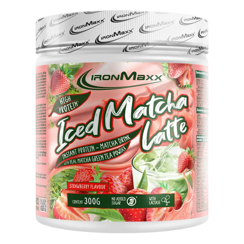 Iced Matcha Latte (300g) - Strawberry Matcha