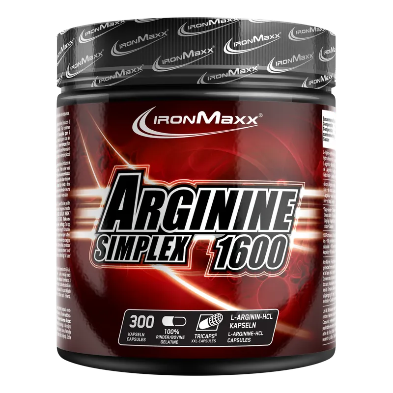 IronMaxx | Arginin Simplex 1600 - 300 Kapseln