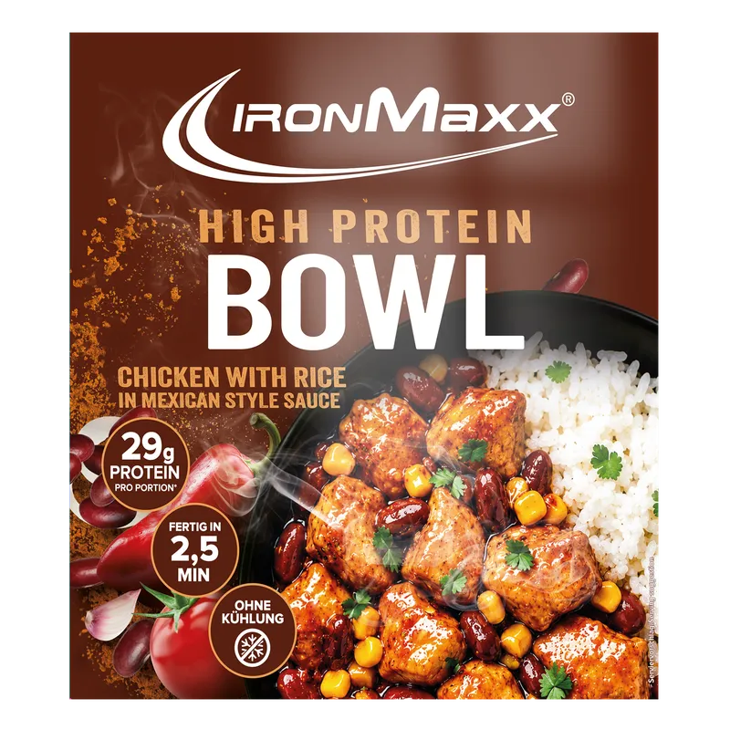 High Protein Bowl (420g) - Chicken with Rice Mexican Style