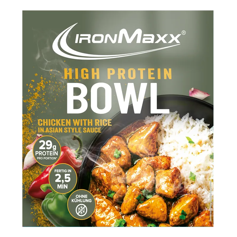 High Protein Bowl (420g) - Chicken with Rice Asian Style