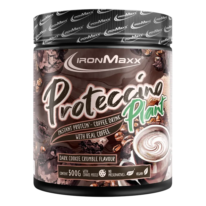 IronMaxx Proteccino Plant (500g) - Dark Cookie Crumble – 500g