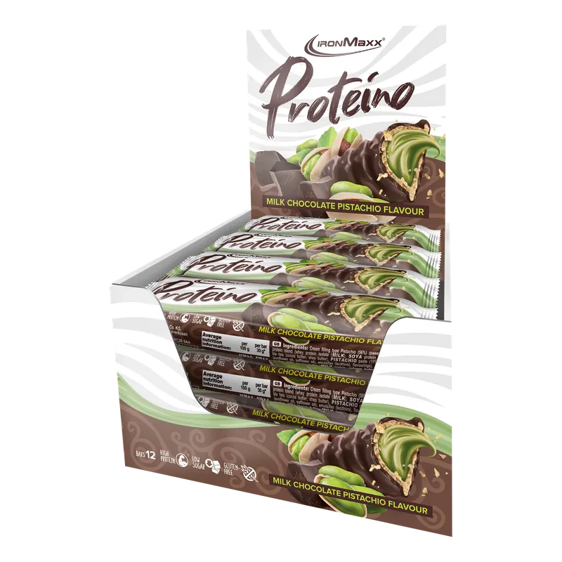 Proteino (12x30g) - Milk Chocolate Pistachio