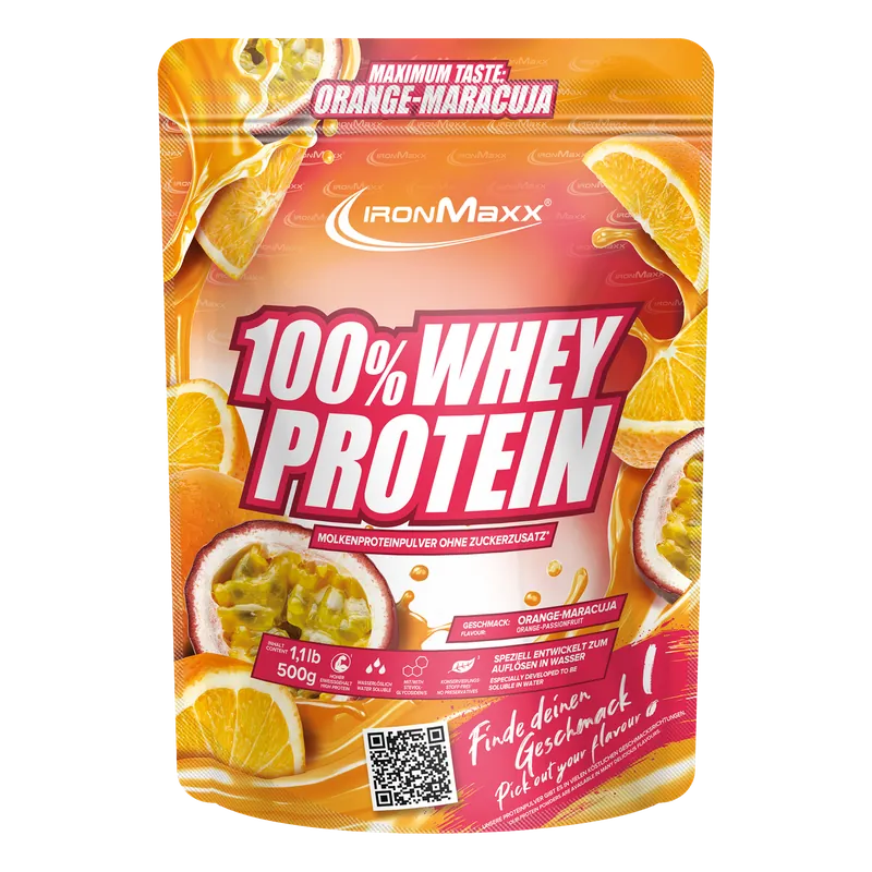 100% Whey Protein (500g) - Orange Maracuja