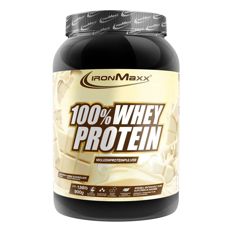 100% Whey Protein (900g) - Weiße Schokolade