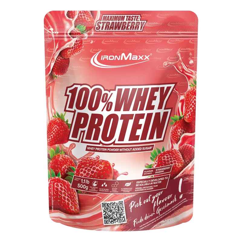 100% Whey Protein (500g) - Erdbeere
