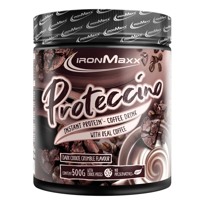 IronMaxx Proteccino (500g) - Dark Cookie Crumble – 500g