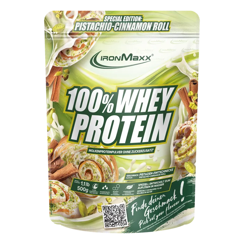 100% Whey Protein (500g) - Pistachio Cinnamon Roll