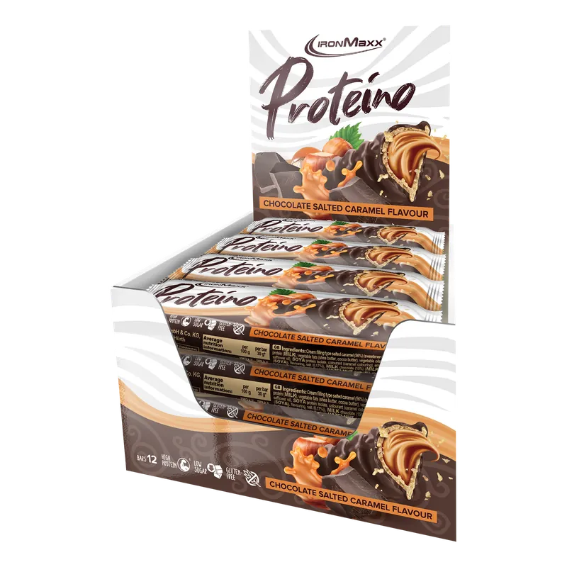 IronMaxx Proteino (12x30g) - Chocolate Salted Caramel – 12x30g