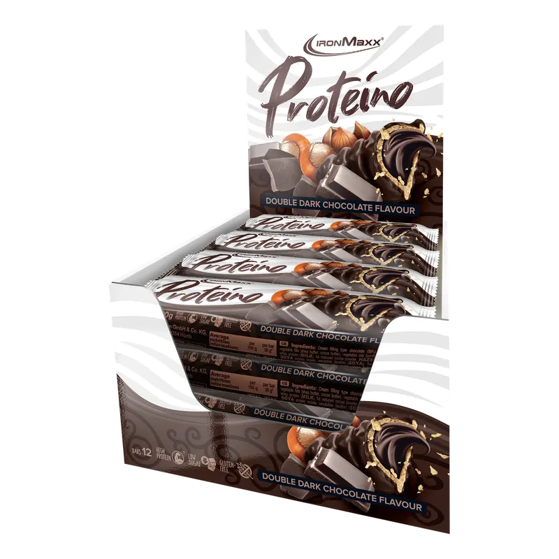 Proteino (12x30g) - Double Dark Chocolate
